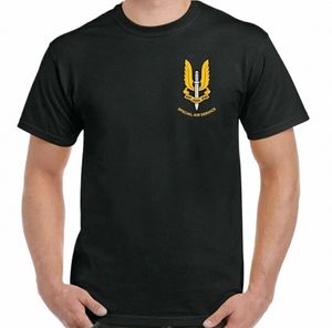 T-Shirt SAS pour hommes, Service aérien spécial, élite des Forces britanniques, celui qui ose gagner, T-Shirts pour hommes Q3GM #