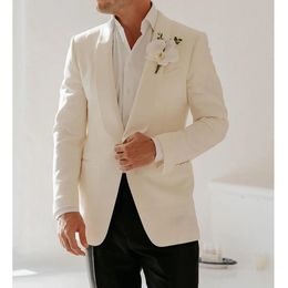 Hommes Serge Business robe de soirée simple poitrine vestes décontractée hommes grand ensemble vestes Blezer mode homme 2024 officiel 240326