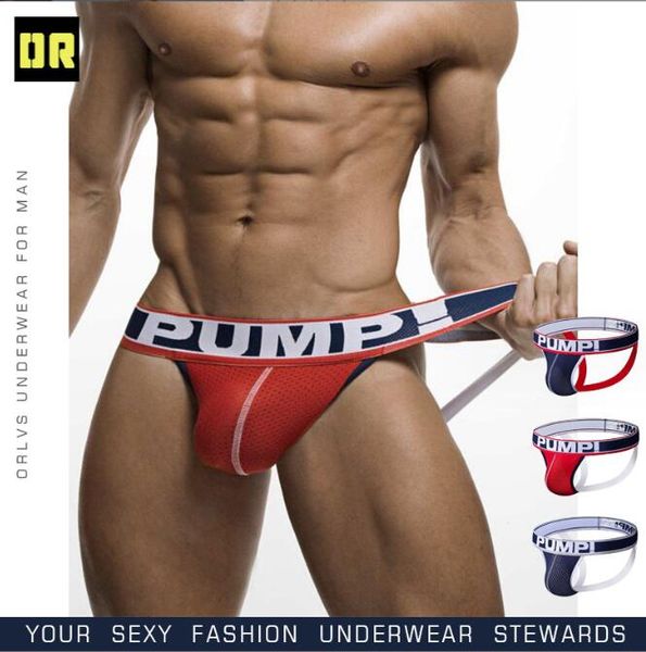 Ropa interior sexy para hombre Calzoncillos con suspensorio Calzoncillos de malla transpirable Jock Strap M-2XL