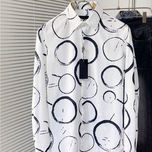Herenoverhemd Casual blouse Lange mouw Zakelijke overhemden Heren Designer Vintage Tops Modekleding Heren Y2k-kleding FZ2403293