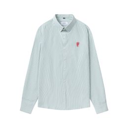 herenoverhemd Klassieke poloshirts AM Bijpassend Parijs mode Love Borduur Macaron Color lang shirt