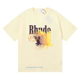 Camiseta para hombre diseñador tamish rhud pure algodón campos de algodón calles