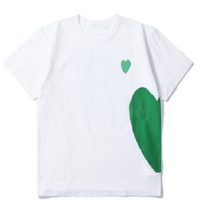 Designer de chemises pour hommes T Love Heart Femmes décontractées Amateurs Quanlity Lovers CDG broderie à manches courtes