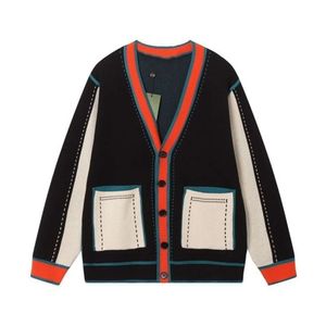 herenoverhemd gebreide trui wollen sweatshirt herenjassen designer trui Italiaans merk heren dames vest met V-hals casual truien