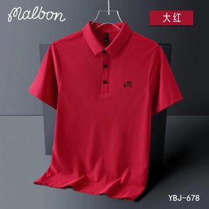 Mentiers Hommes Nocta Golf Polo Malbon Golf Vêtements Mens T-shirts Hommes de haute qualité Homme à manches courtes Business Séchage rapide Business 741