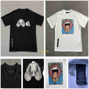 T-shirt pour hommes Plam Angel T-shirt Designer T-shirt T-shirt graphique Vêtements T-shirt Femme Vêtements de sport T-shirts Coton Motif imprimé Graffit High Street Loose Casual