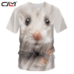 Heren shirts casual dier witte muis oneck tshirt drop zomer China 3D T-shirt leveranciers groothandel 220623