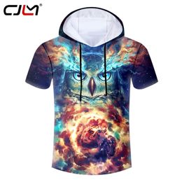 Camisas para hombre Camiseta casual con capucha de búho Drop Summer China Proveedores de camisetas 3D al por mayor 220623