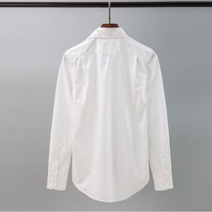 Chemises pour hommes Chemises d'affaires formelles Mode Casual Chemises blanches à manches longues