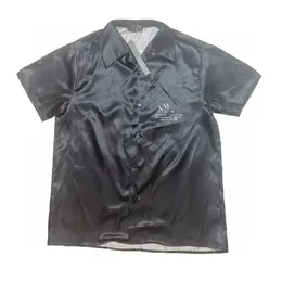 Chemises pour hommes Chemises de plage Hawaii Chemises de créateurs pour hommes Chemise à manches courtes noir simple lettre Chemises décontractées Mode hommes Vêtements