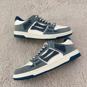 Chaussures pour hommes Chaussures en os Squelette Mode Couple Casual Chaussures de sport en cuir Femme Designer de luxe Lwip