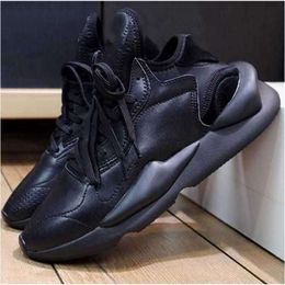 Herenschoenen Lente zomerontwerp Y-3 Kaiwa Sneakers Men schoenen Y3 Chunky platform Sportleren Casual Walking Trainers