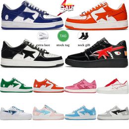 Zapatos para hombres sta diseñador zapato de lujo negro patente de patente verde San Valentín Día de patineta de placa rosa de color rosa zapatillas de zapatillas casuales para hombres entrenadores para mujeres