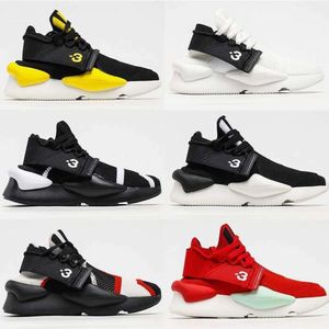 Chaussures masculines Y3 Kaiwa Designer Sneakers Kusari Fashion Femmes Blanc Blanc Rouge Jaune Jaune Trendy Lady Y-3 Trainers décontractés Taille 36-45