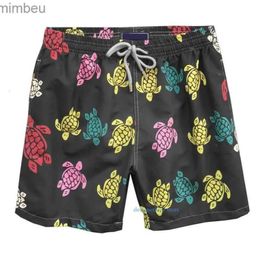 Mens Short Designer Men Shorts Promotion Pantalon de plage Hot Spring et Summer pour la natation nageuse drôle Turtle Print Board Homme