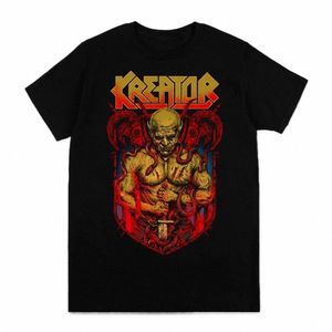 Camisetas de manga corta para hombre 100% Cott Kreator Rock Heavy Metal Band Imprimir Adulto Unisex Thr Metal Tees Tamaño XS-3XL Nuevo I0c7 #