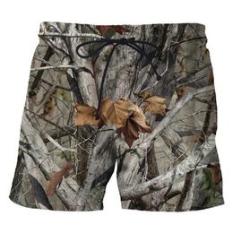 Shorts pour hommes 3D Camouflage imprimé shorts pour hommes est en chaud