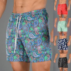 Pantalones cortos para hombre Baloncesto Secado rápido Transpirable Transpiración Correr Fitness Deportes Marca Summer Beach Print 230522