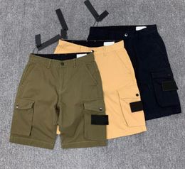 Hommes Shorts Bateau Imprimer Multi Poche Cargo Pantalon Ins Mode Hip Hop Planche À Roulettes Casual Rue Lâche Pantalon De Jogging Vêtements