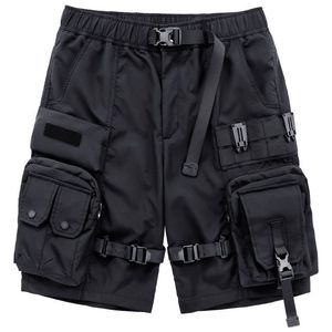 Heren Shorts Cargo Y2K Summer High Street Casual Sports Capris Loose Multi Pocket Workwear Pants Heatpants Men Men Clothing 230516