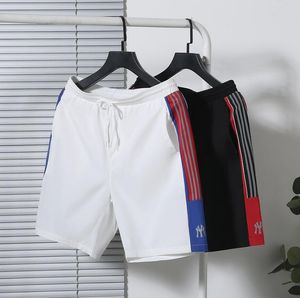 Heren shorts ontwerper Koreaanse zomers shorts Heren Casual broek Trend Reflecterende capris veelzijdige losse outdarse strandbroek