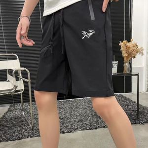 Heren shorts ontwerper luxe zomerheren sport korte losse fits hoogwaardige elastische mode mannen korte broek gym fitness ademende koele mooie slijtage