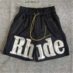 Mens Shorts Designer Men Limited Rhude Summericic Spindry Man Beach Pant Hip Hop Pantalon Sports Casual Sports Pantal