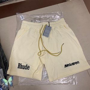 Herenshorts Designer RHUDE Shorts Heren kort strand Mesh Street joggingbroek Basketbal heren beperkt zwemmen knielengte hiphop hoge sporttraining elastisch wa TVDH