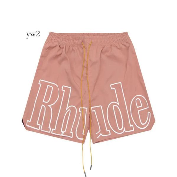 Shorts pour hommes Shorts de créateur Rhude Shorts Mode d'été Pantalons de plage Hommes de haute qualité Street Wear Rouge Bleu Noir Pantalon Violet Short de bain pour hommes Tendance de la mode Rhude 5660