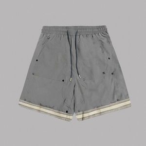 Heren shorts Designer Solid Color Mens Short Set Zwarte sportbroeken Casual paar Jogging broek Mens High Street Shorts Dames shorts S-XL D6BL#