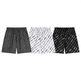 Pantalones cortos para hombre Diseñadores Casual Corto Baloncesto Cashmere Hawaii Beach Bordado Carta Imprimir Deporte Correr Corto Hip Hop Streetwear M-3XL Q12