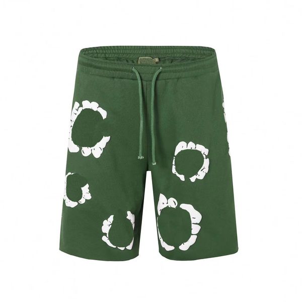 Shorts pour hommes Desiner été court genou longueur pantalon coton lâche pantalon imprimé floral en cours d'exécution en vrac lavage à séchage rapide décontracté vêtements hip-hop taille s-xl