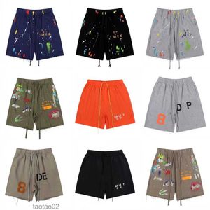 Shorts pour hommes Mode Fitness Vêtements Français Gym Galleryse De Pts Vêtements d'été Hommes Casual Sports Designer Coloré Jet d'encre Classique ImpriméLUPG