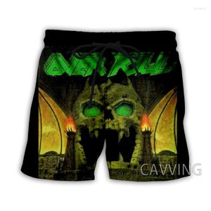 Heren Shorts Mode Dames/heren 3D Print Overkill Band Zomer Strand Streetwear Mannen Sneldrogend Vakantie Casual