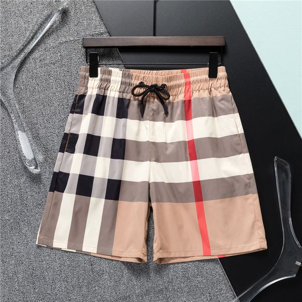 shorts pour hommes pour hommes short de bain short de créateur luxe nouveau pantalon de plage à séchage rapide short d'été short décontracté contraste couleur outillage plaid coton short d'exercice homme