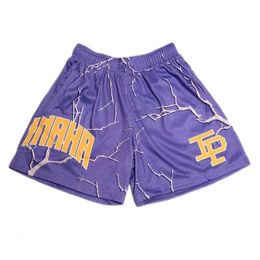 Heren shorts inaka power zomer gym mannen vrouwen lopen sportbasketbal fitness broek mesh fast dry homme ademende trend 230510