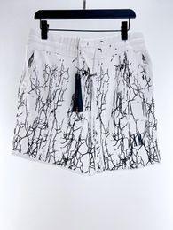 Shorts pour hommes Design de luxe Style de shorts de mode Pure cottonr crack letter Print Pants Men Hip hop street Short