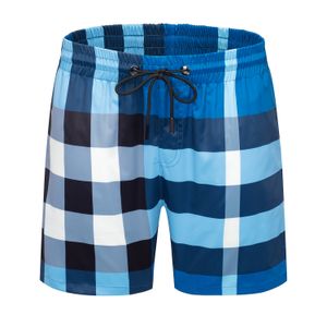 shorts pour hommes shorts de créateurs shorts de bain pour hommes Blue Gradient Vertical Horizontal Stripes Straight Slim Beach Five Pants Youth Tied Strap ensembles de shorts pour femmes