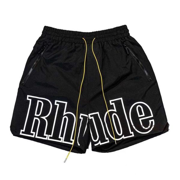 Hommes Shorts Rhude Designer Shors Summer Beach Pantalon Causual Mode Lâche Streetware Taille Haute Qualité Pas Cher Vente 4HAA