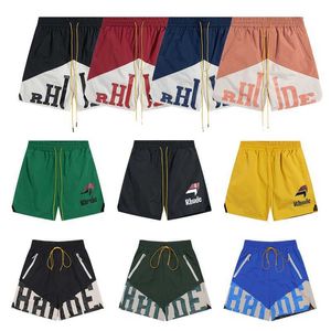 Shorts pour hommes rhude shorts hommes designer court designer plus court shorts hawaïens pantalons de plage respirant beaux sports de mode livraison gratuite hommes adolescents femmes plage ba