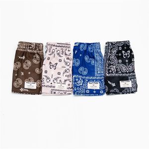 Pantalones cortos para hombre Ryoko Rain Mesh Trend Paisley Print Gym Basketball Men Workout Running Pantalones cortos 230414