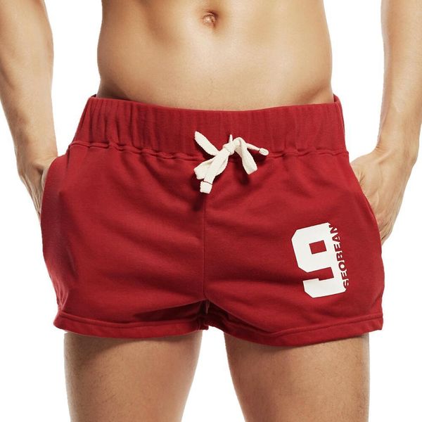 Hommes Shorts SEOBEAN Casual Coton Respirant Fitness Jogging Vêtements Bas D'été Famille Salon Gym 230718