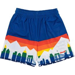 Pantalones cortos para hombre Short Mesh Swimming LA Short Basketball TShort con bolsillos Mesh Hot T Short para deportes Playa Natación Deriva Rápido Secado rápido 3 pulgadas por encima de la rodilla