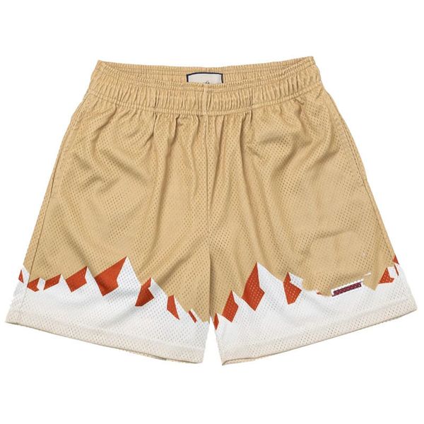 Short pour homme court en maille natation LA Short de basket-ball TShort avec poches Mesh chaud T Short pour le sport plage natation dérive rapide séchage rapide sur l'eau