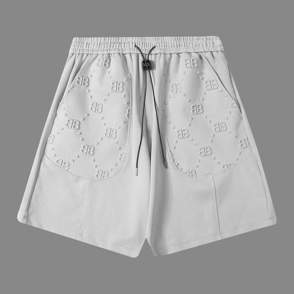 Shorts pour hommes Solid Color Track Pantal Casual Couples Joggers Pantalon High Street Shorts pour l'homme Réflexion Short Femmes Hip Hop Streetwear Taille M-4XL.338