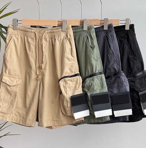 Shorts pour hommes Stones Island Designers Cargo Pants Badge Patches Pantalons de survêtement d'été Pantalon de sport 2023SS Big Pocket Salopette Pantalon Motion Current 662ess