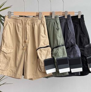 Shorts pour hommes Designers de Stones Island Cargo Pants Badge Patches été Pantalons de survêtement Pantalon de sport Big Pocket salopette pantalon zippper Tendance de la mode 657ess