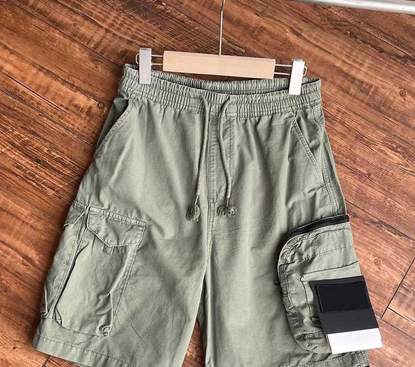 Pantalones cortos para hombre Stones Island Diseñadores Pantalones cargo Insignia Parches Pantalones de chándal Deportes Gran bolsillo Monos Pantalones Zippper Venta caliente