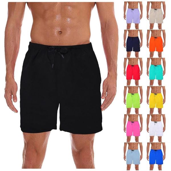 Pantanos cortos de verano pantalones cortos hombres troncos de natación para niños nadadas de trajes de baño impermeables secos