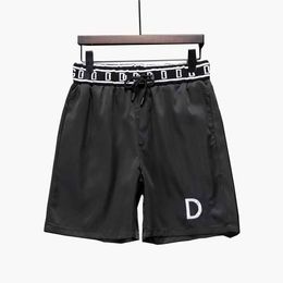 Pantaloncini da uomo Designer estivi Casual Sport 2021 Moda Pantaloni da spiaggia da uomo ad asciugatura rapida Nero e blu Taglia asiatica #001